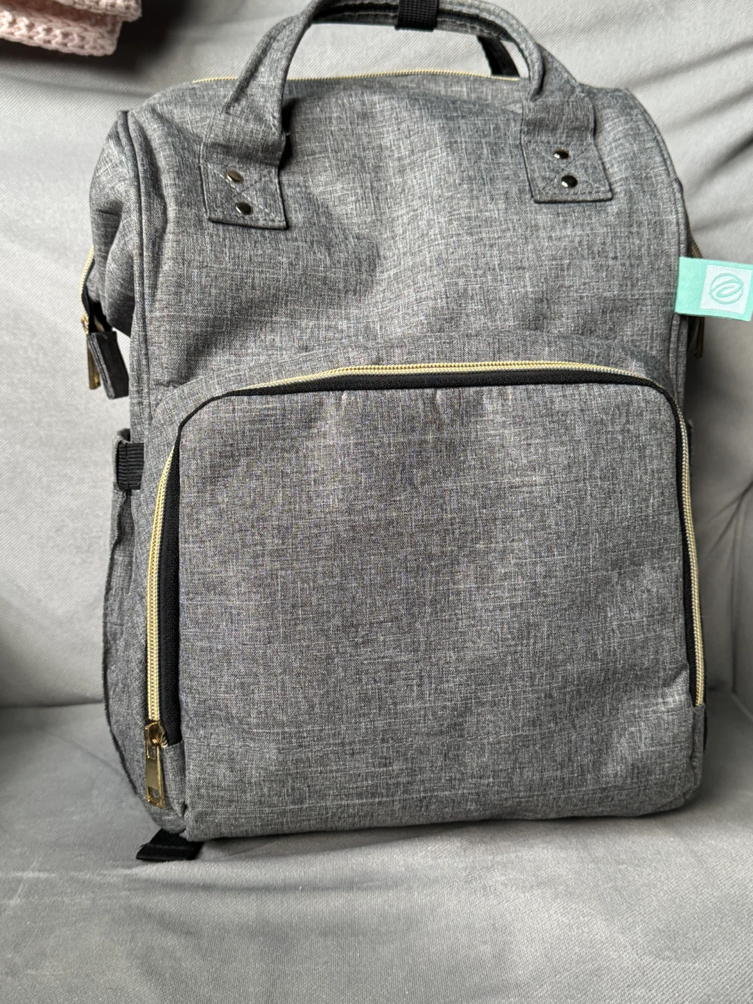 AFBP Grey Diaper Backpack - photo 2