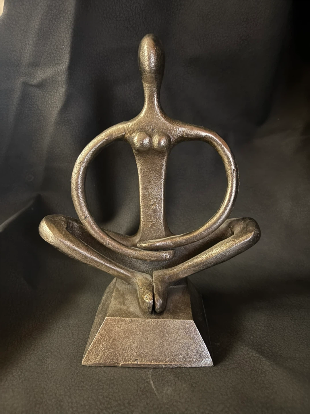 Sculptures Set of Two Bronze Yoga - photo 2