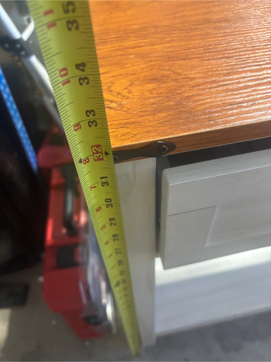 Two-Tone Drawer Entryway Console Table - photo 5
