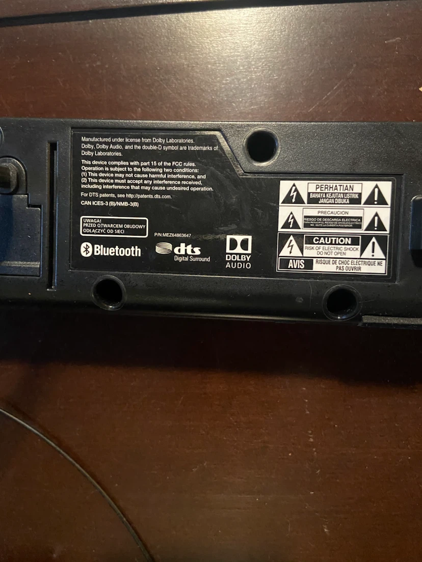 LG SK1D Bluetooth Sound Bar - photo 2