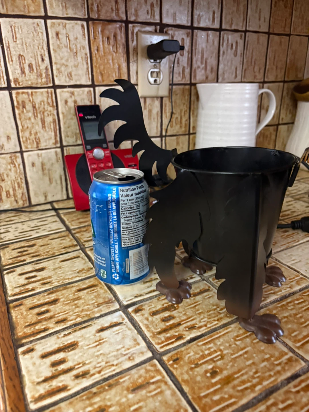 Metal Dog Planter or Desk Organizer - photo 2