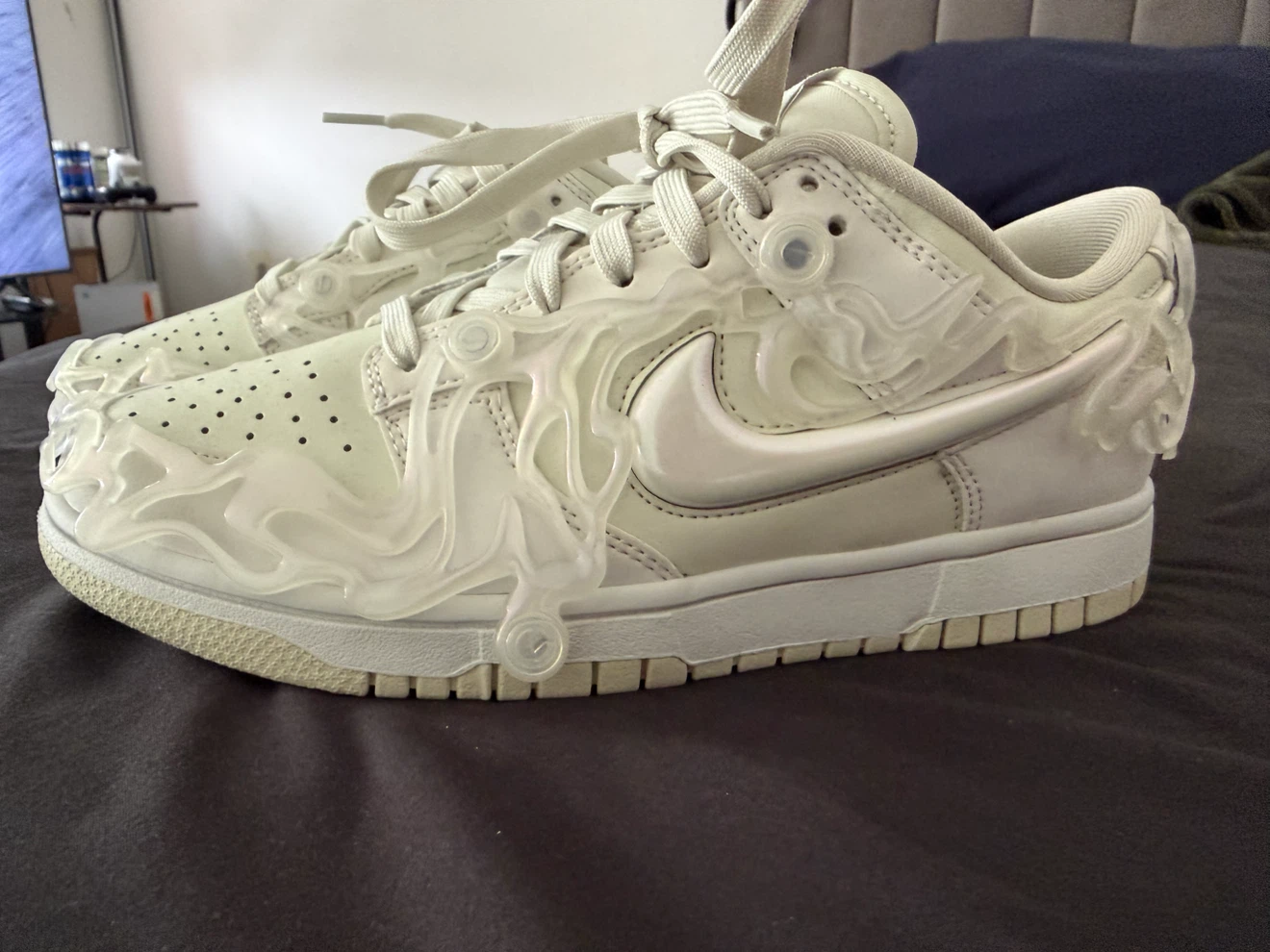 Nike Dunk Low LX White Women's Sneakers - photo 4