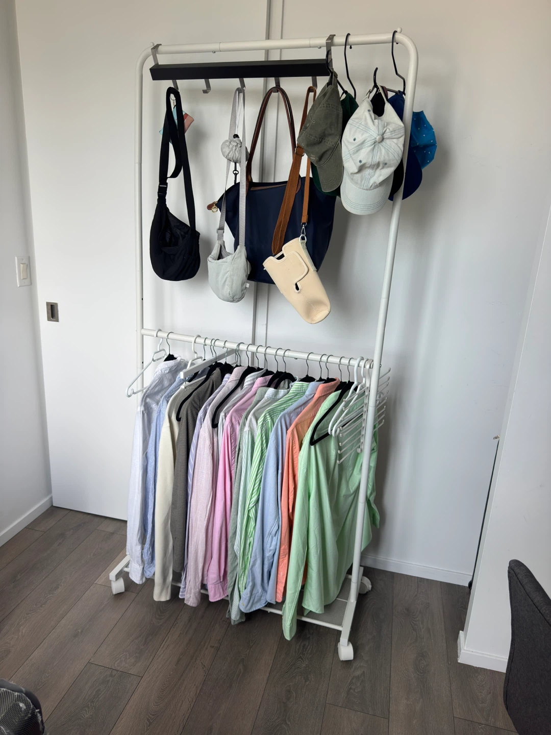 White Clothes Rack - photo 4