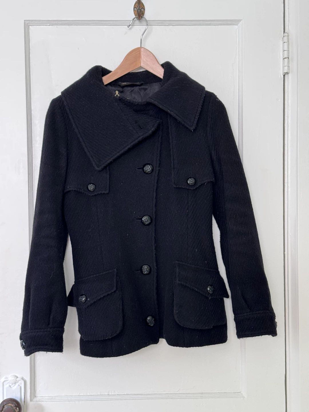 Mackage Black Wool Coat