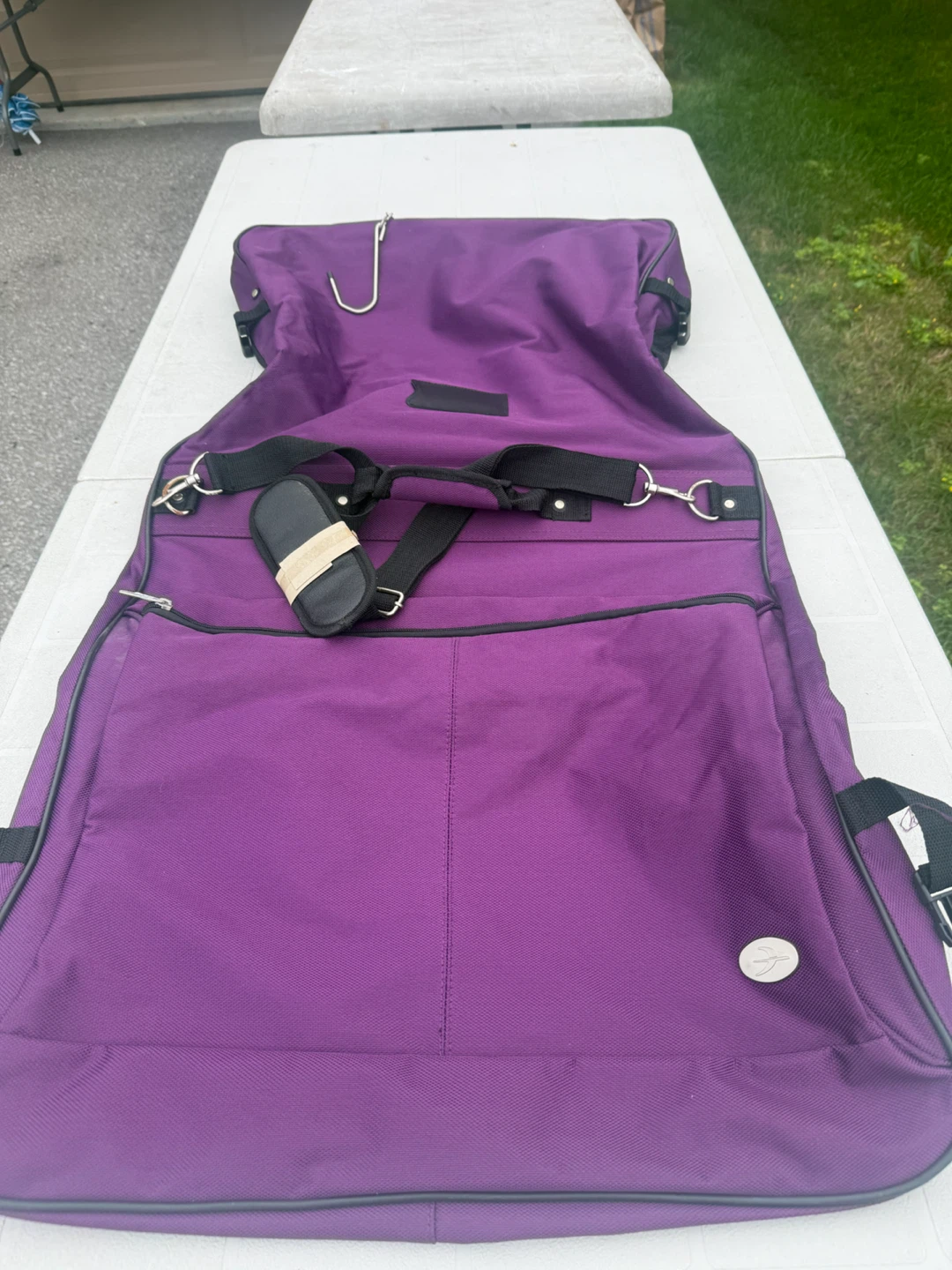 Purple Garment Bag-never used