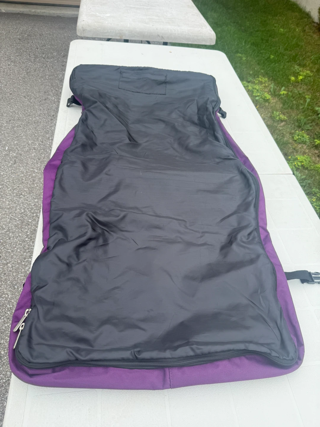 Purple Garment Bag-never used - photo 2