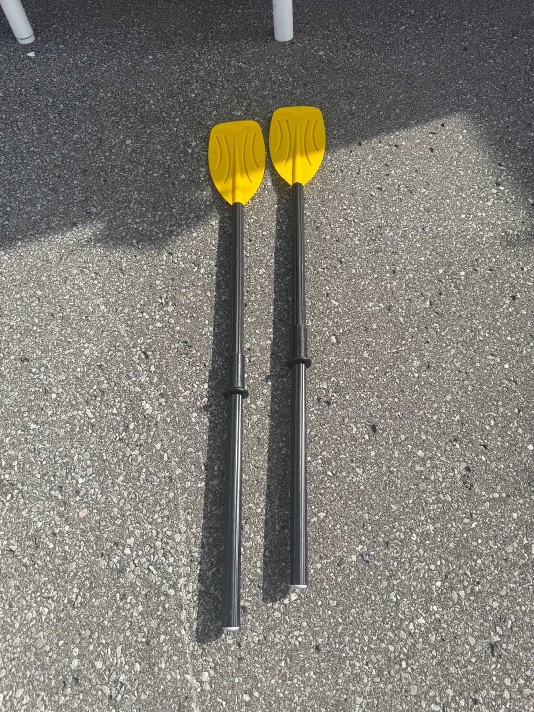 Pair of Yellow Kayak Paddles