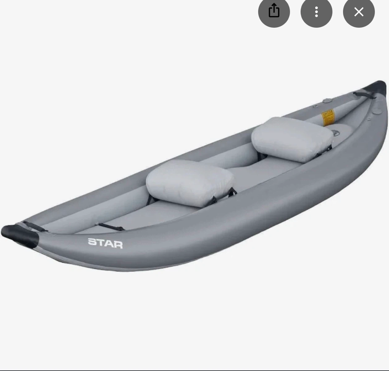 Inflatable Kayak with Two Paddles