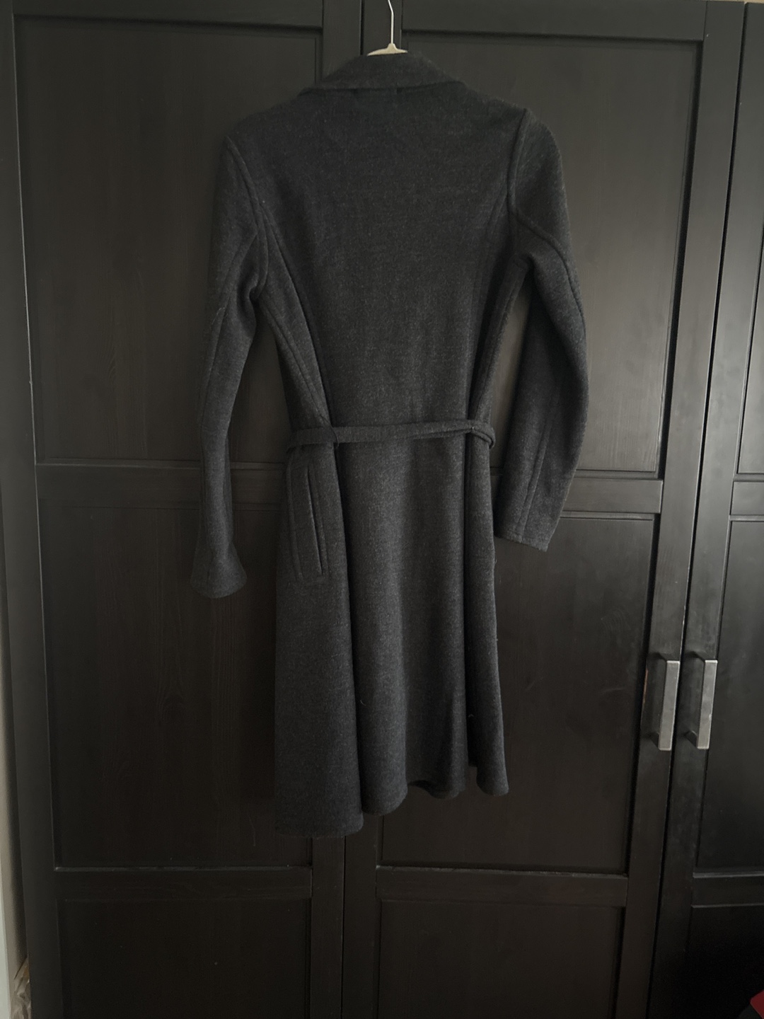 Judith & Charles charcoal grey coat, size 2 - photo 3