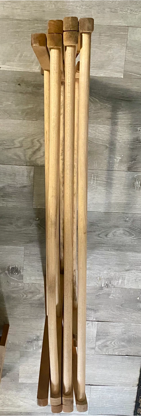 Wooden accordion clothes drying rack - photo 3