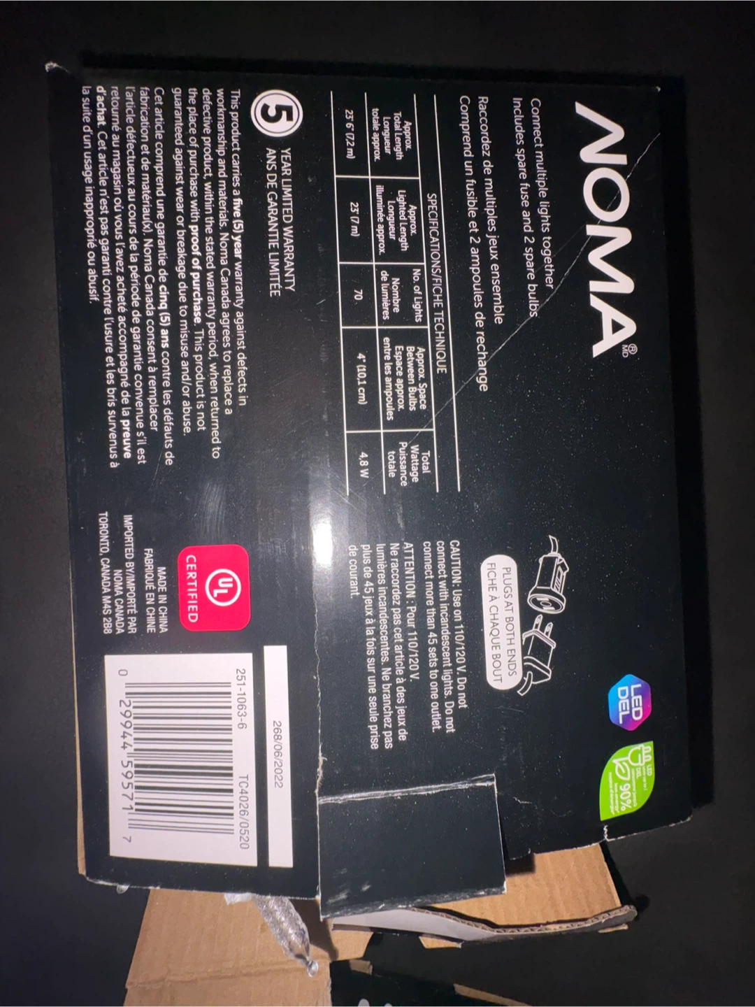 NOMA 70 Mini LED Warm White String Lights - photo 2