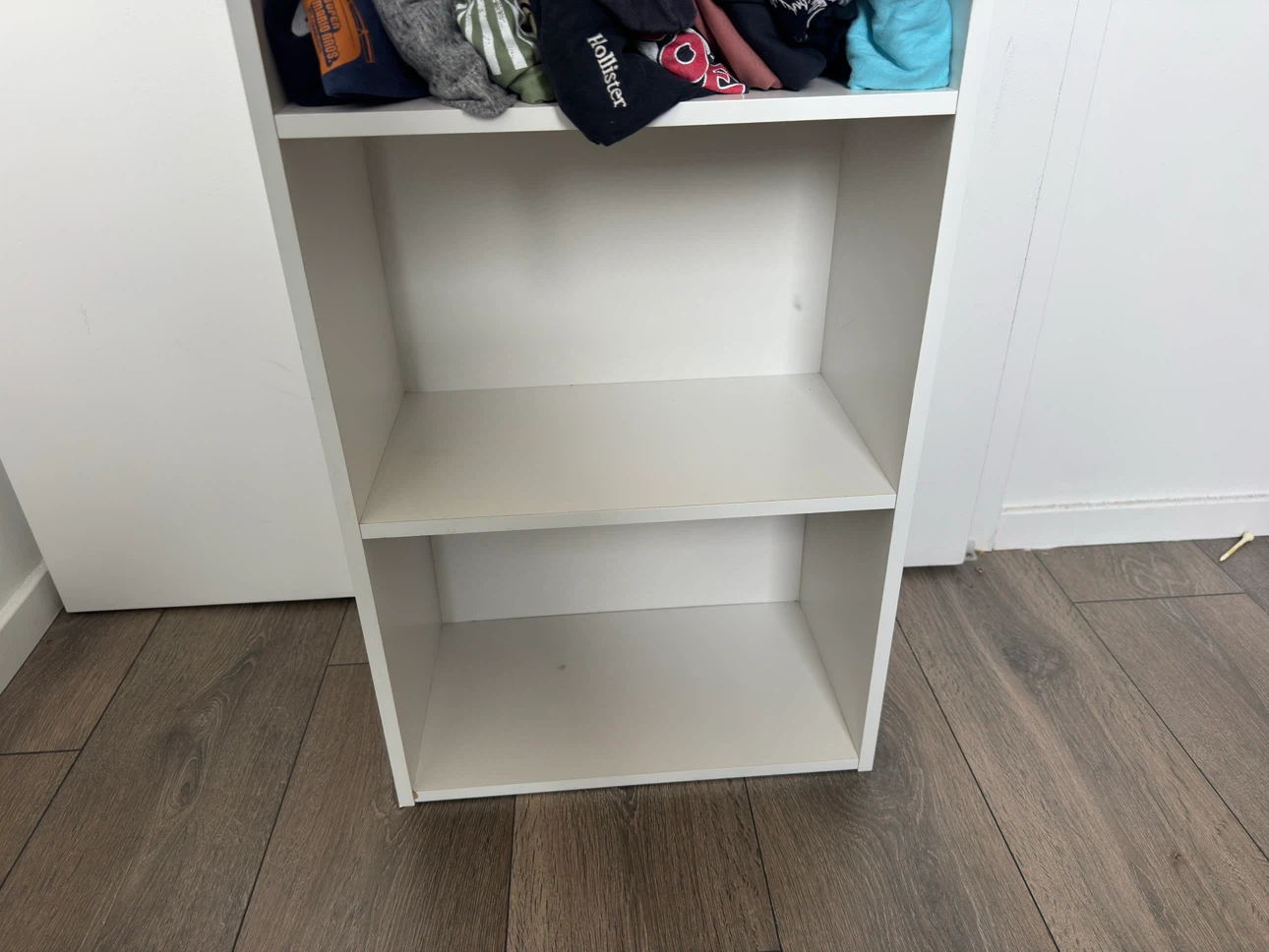 White 5-Tier Bookshelf cube unit - photo 4