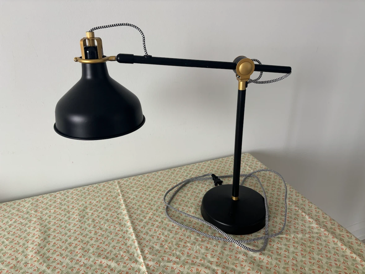 IKEA RANARP desk lamp - black