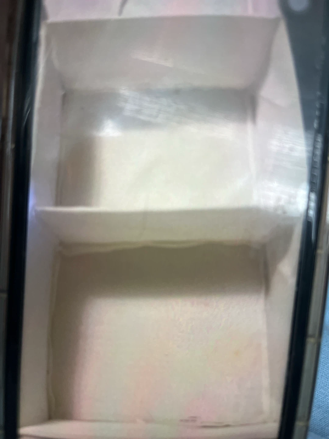 Divided White Storage Box