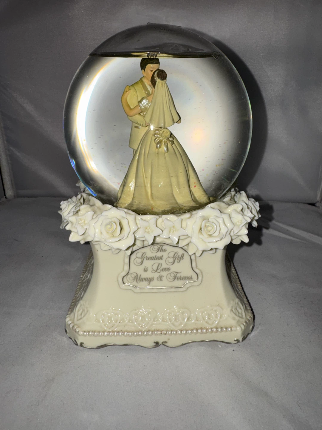 San Francisco Music Box Company Wedding Snow Globe - photo 2