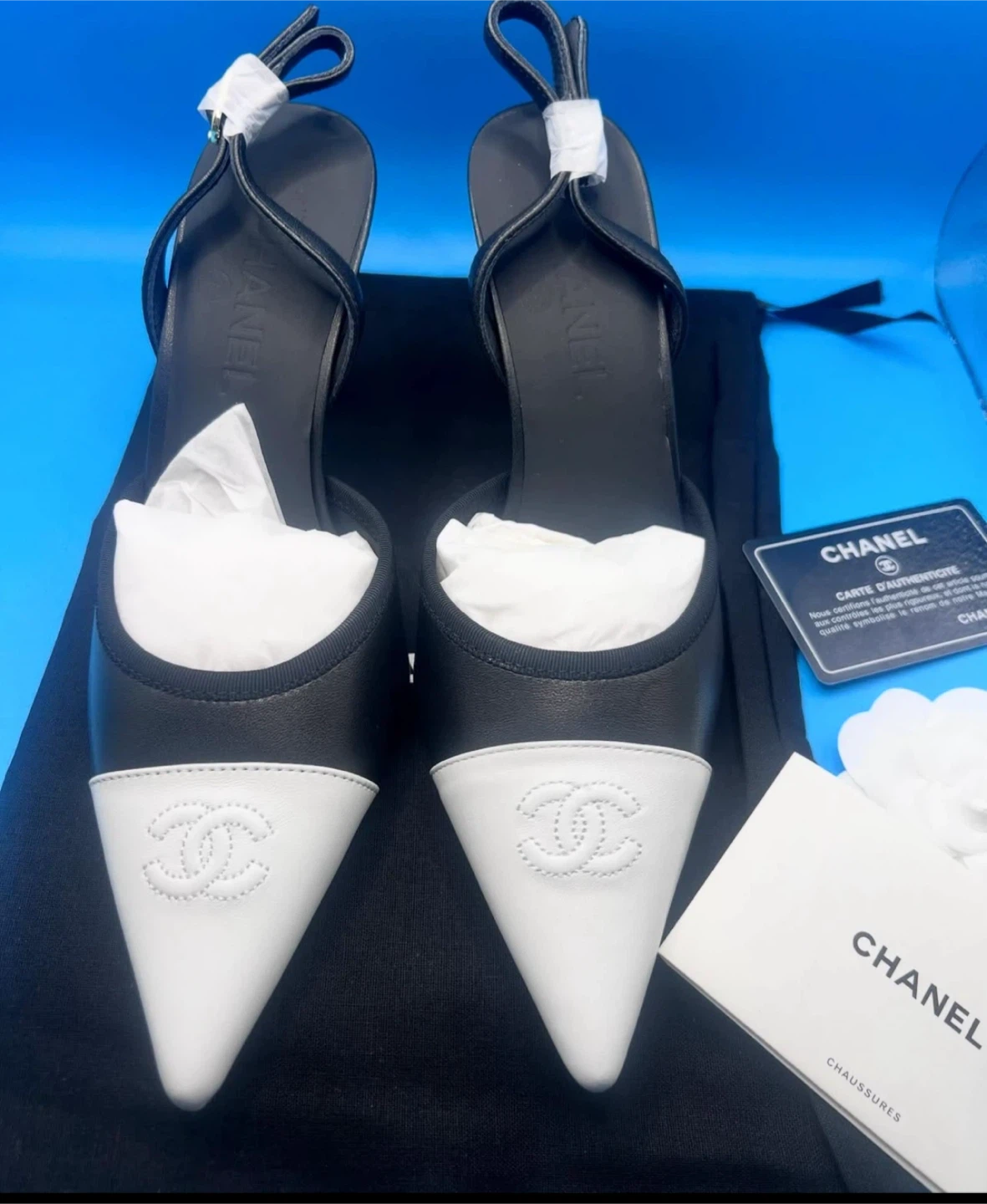 Chanel Slingback Heels