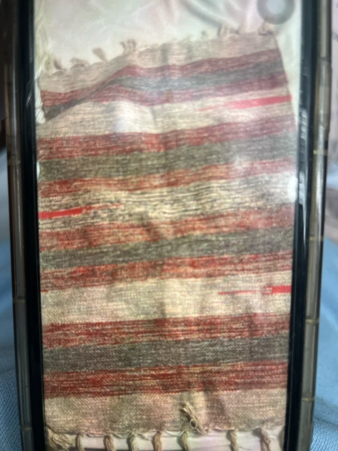 Striped Woven Throw Blanket