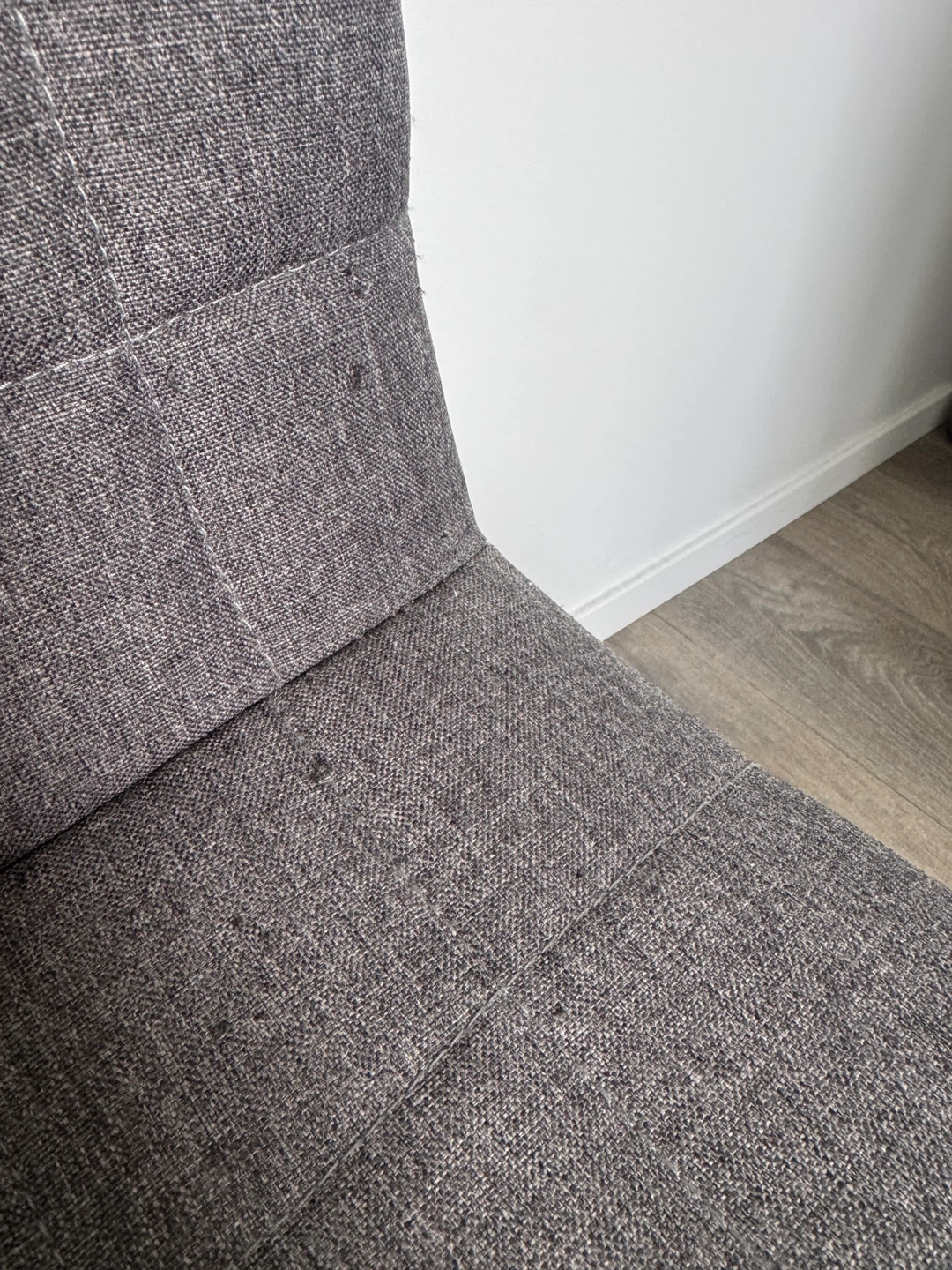 Grey fabric office chair - photo 4