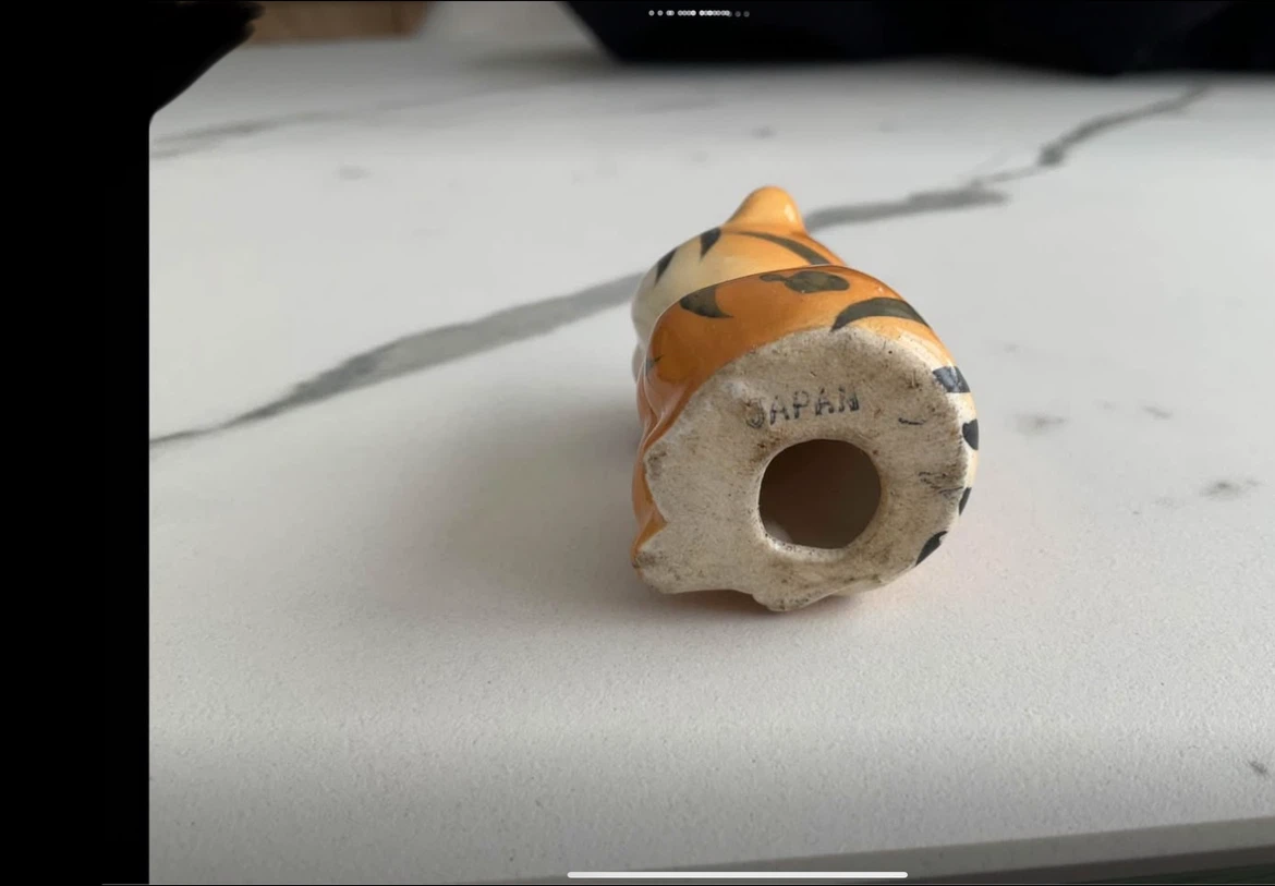 Vintage Ceramic Tiger Figurine - photo 2