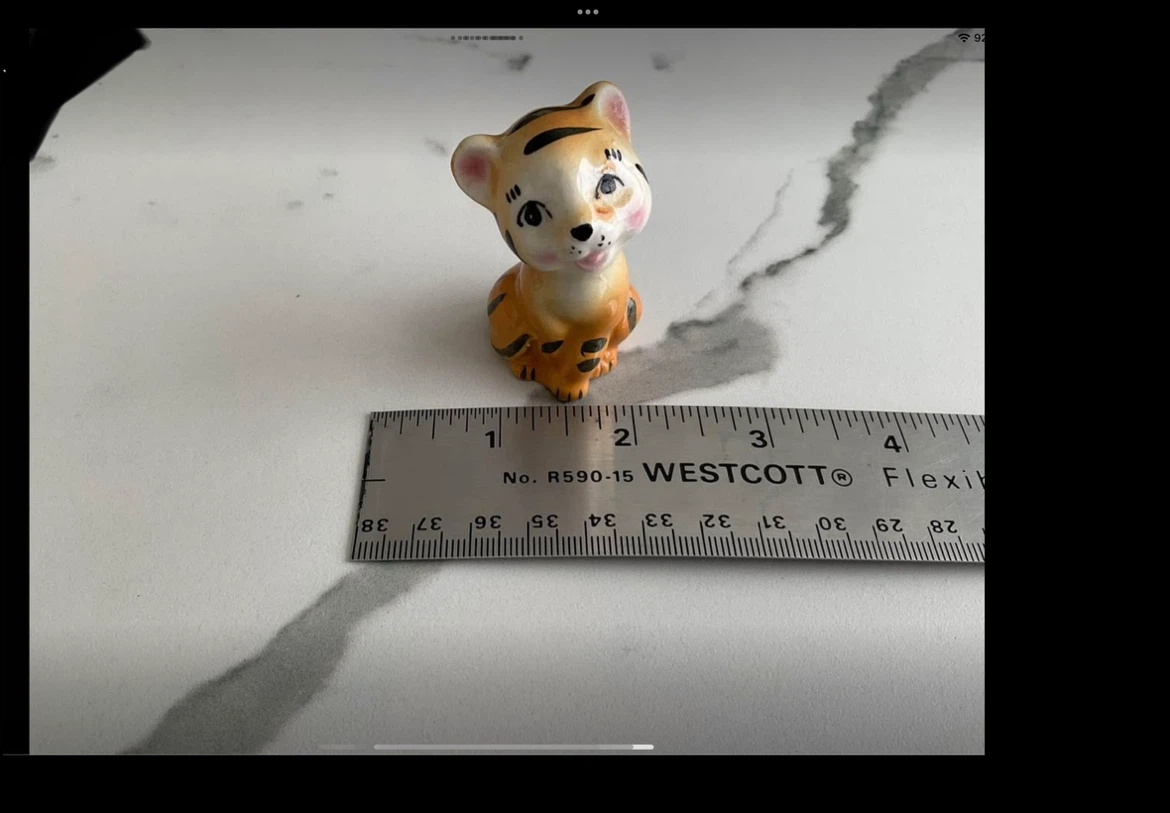 Vintage Ceramic Tiger Figurine - photo 4