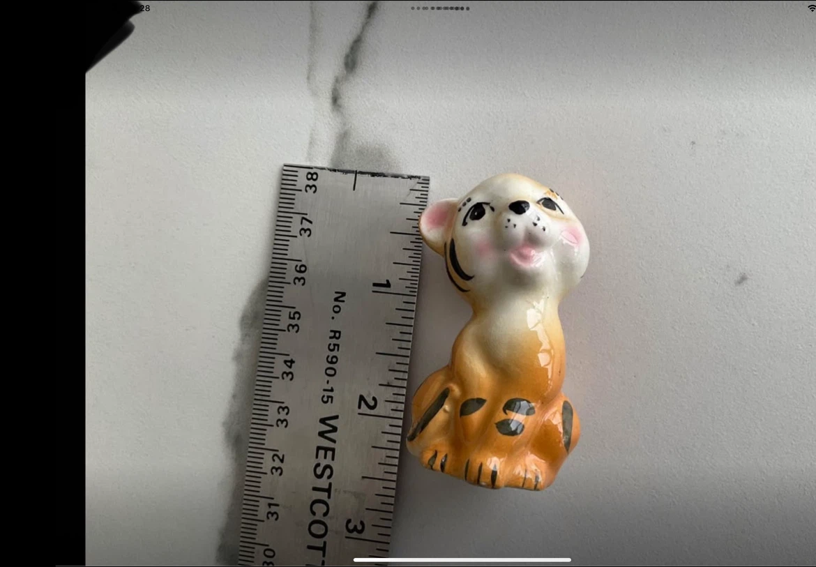Vintage Ceramic Tiger Figurine - photo 5