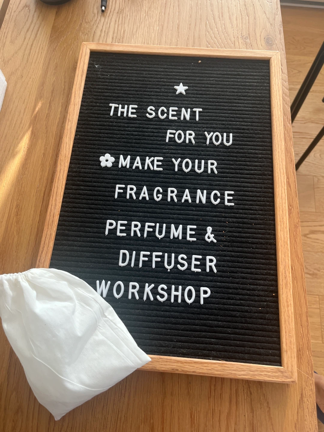 Black Letter Board with Wooden Frame - photo 2