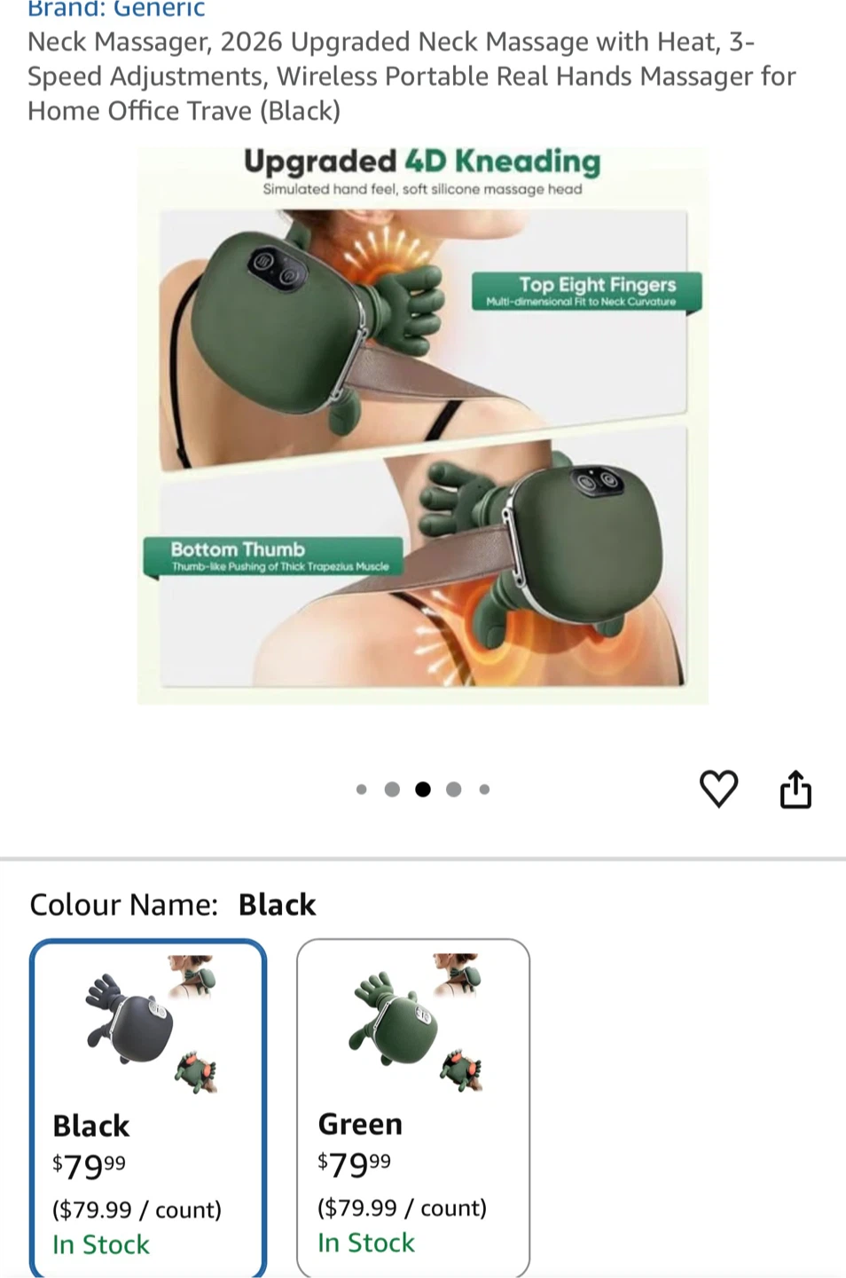 Wireless Portable Neck Massager