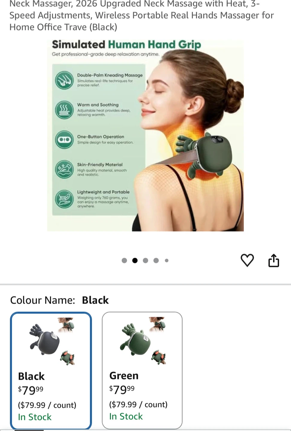 Wireless Portable Neck Massager - photo 2
