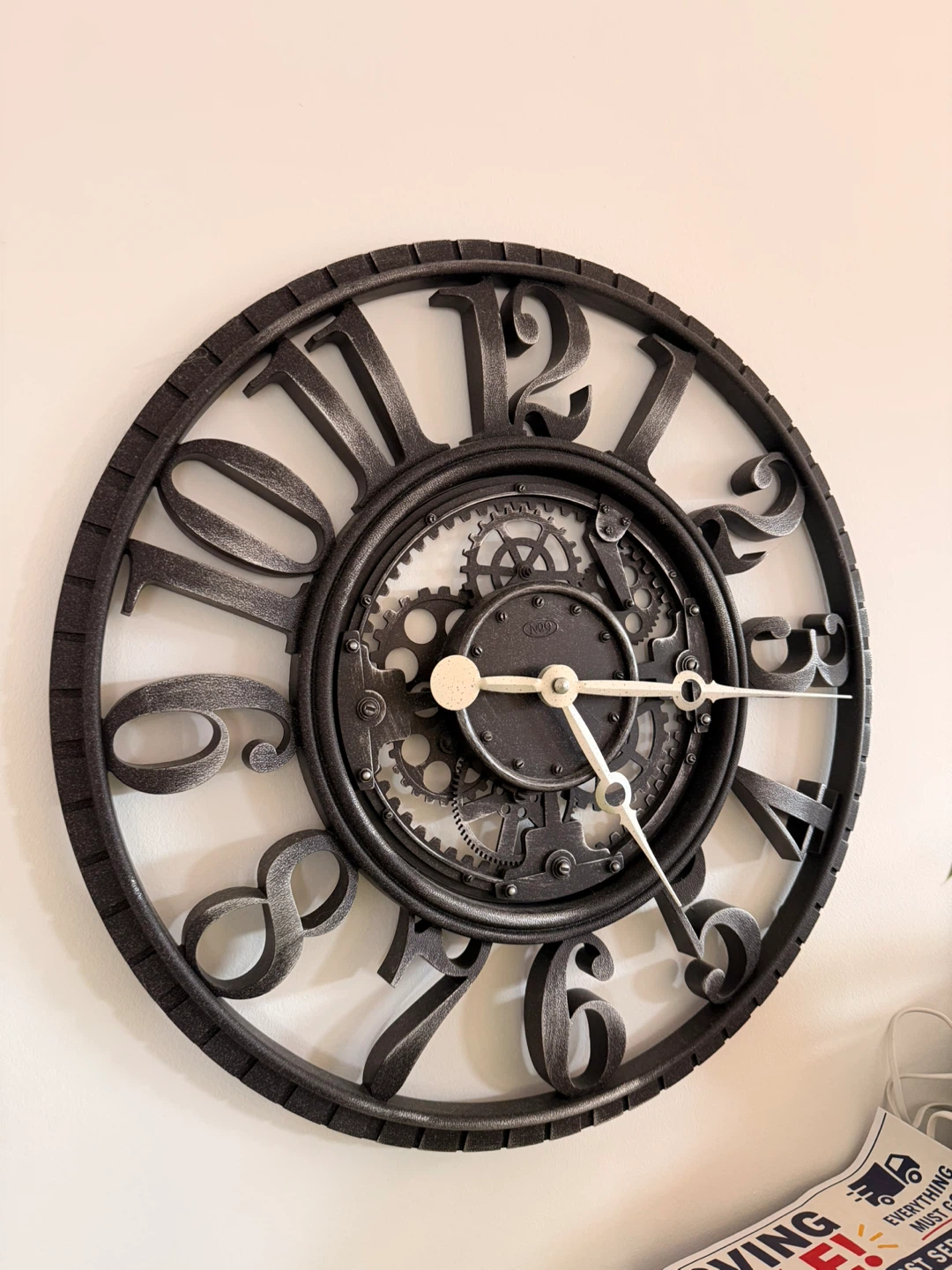 Industrial Style Wall Clock