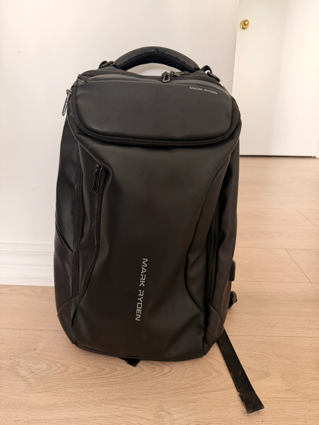 Mark Ryden black laptop backpack