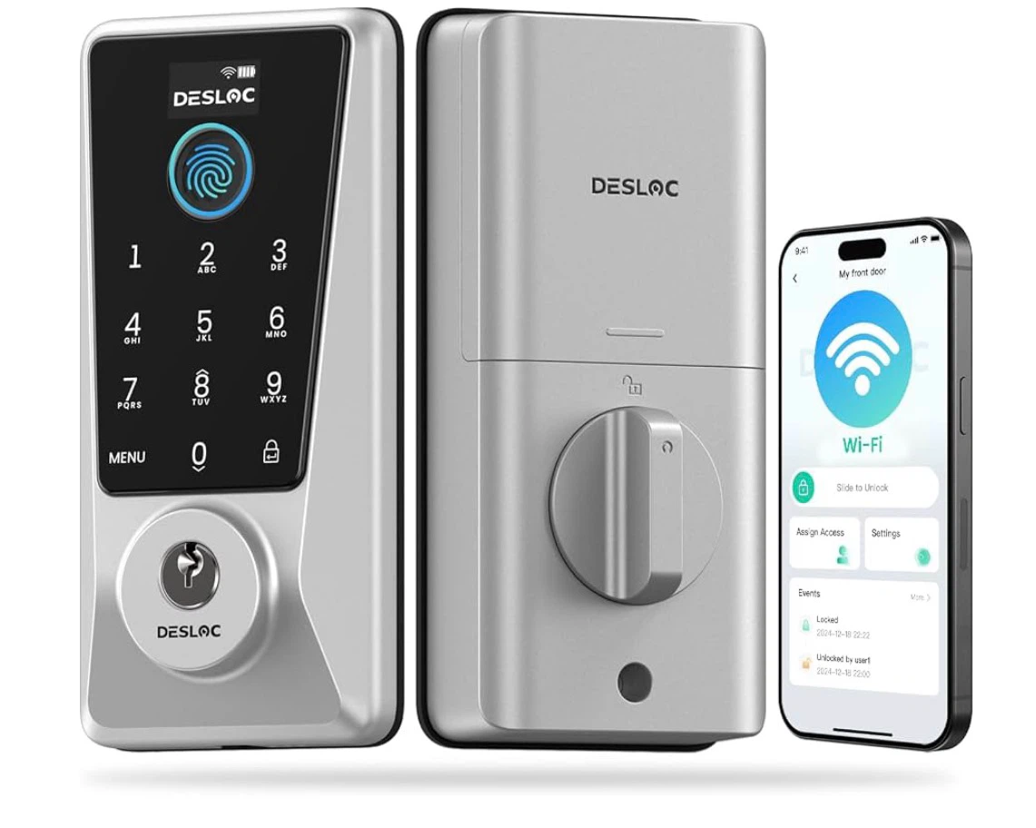 DESLOC D110 Plus Fingerprint Wi-Fi Deadbolt