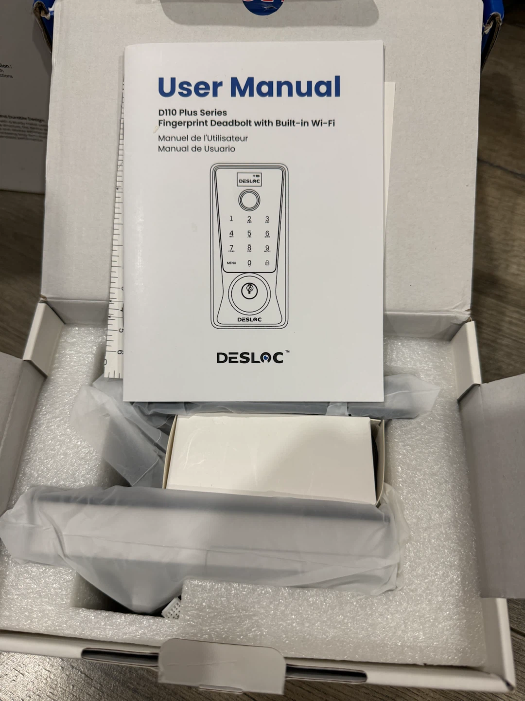 DESLOC D110 Plus Fingerprint Wi-Fi Deadbolt - photo 2