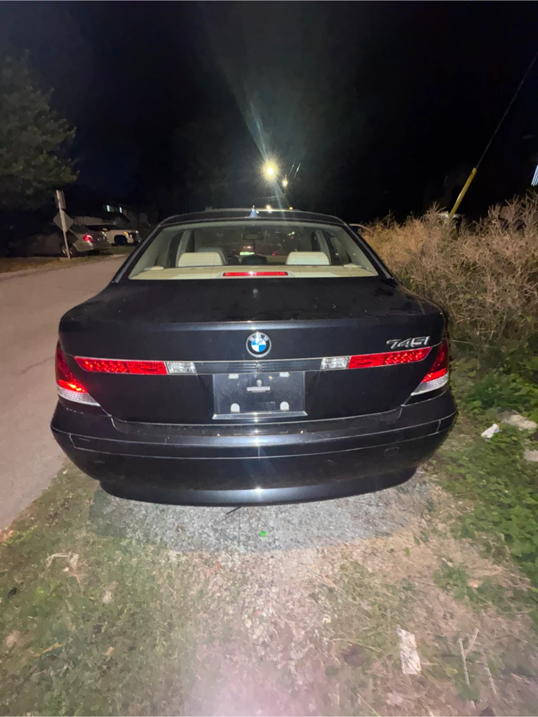 BMW 745i Black 2005 - photo 3