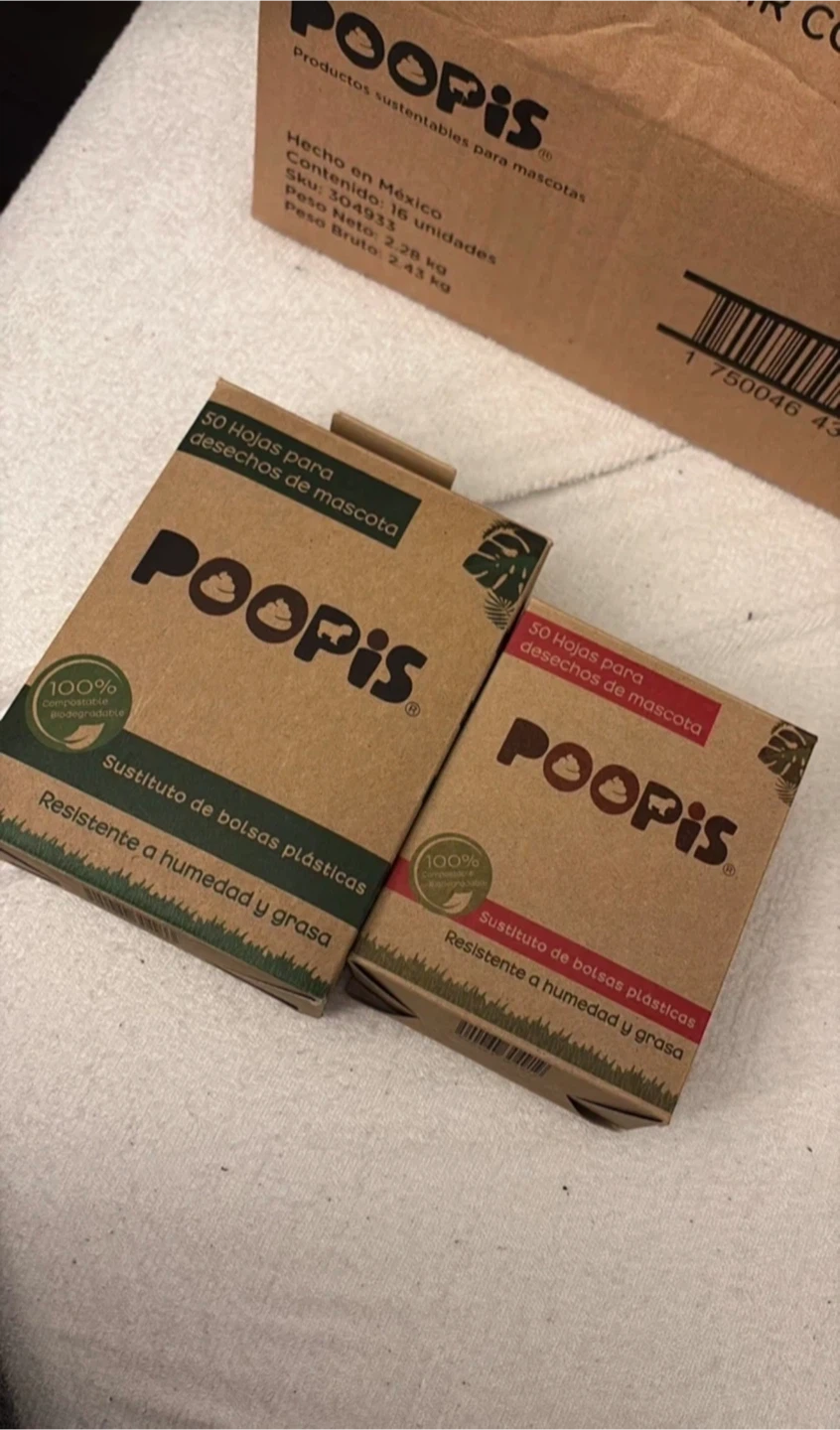 Poopis Compostable Pet Waste Sheets