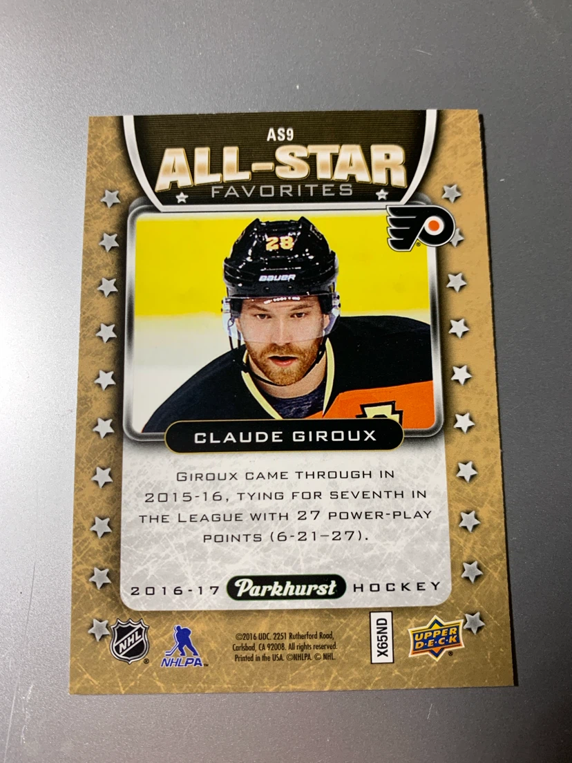 2016-17 Parkhurst Hockey All-Star Favorites Cards - photo 2