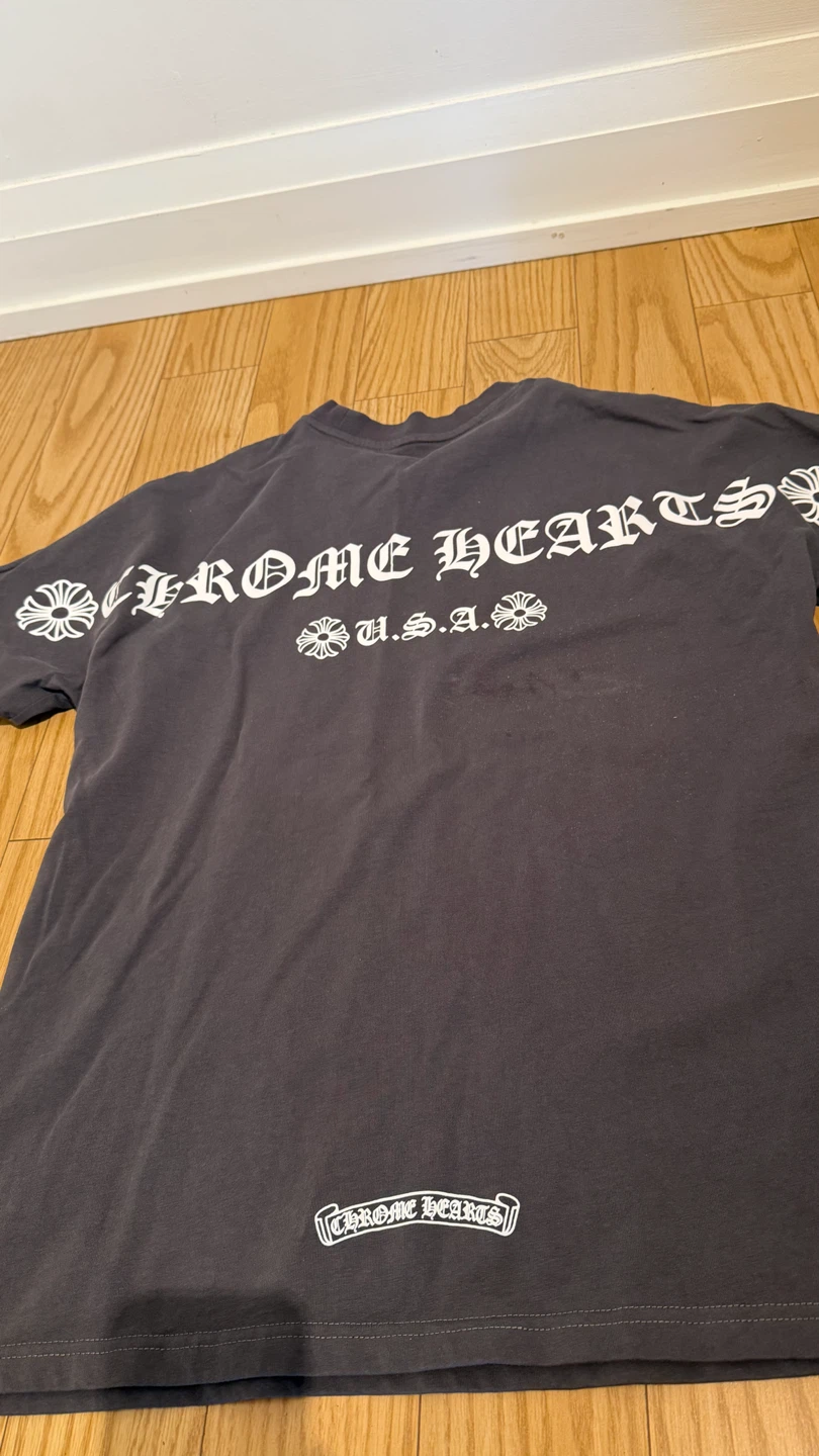 Chrome Hearts Logo T-Shirt (M) - photo 2