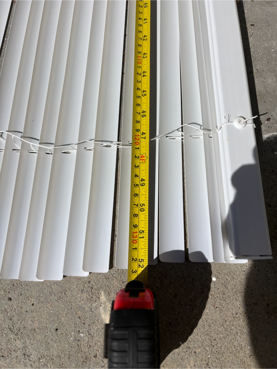 Levolor white window blinds