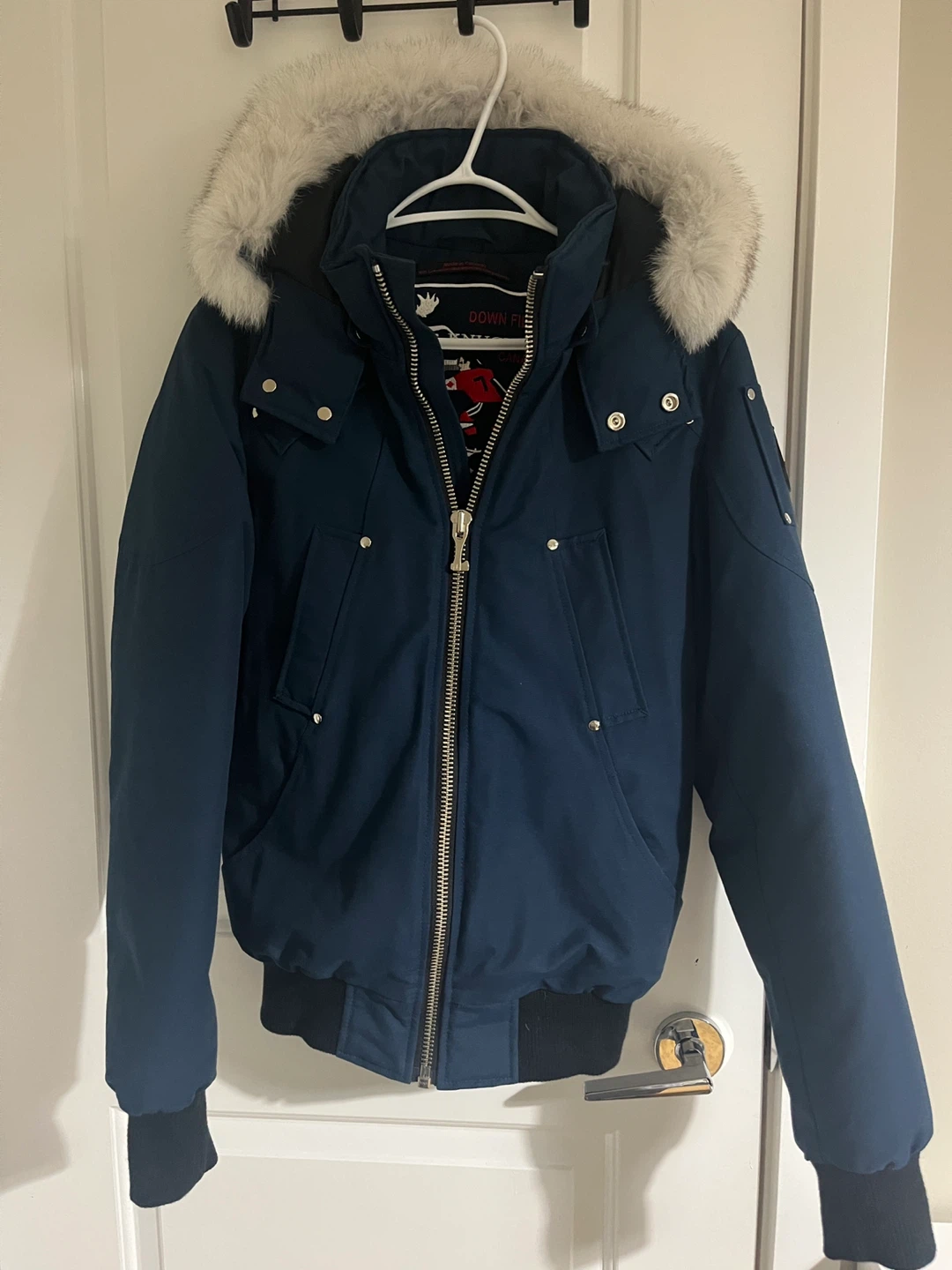 Moose Knuckles Down Filled Bomber Jacket