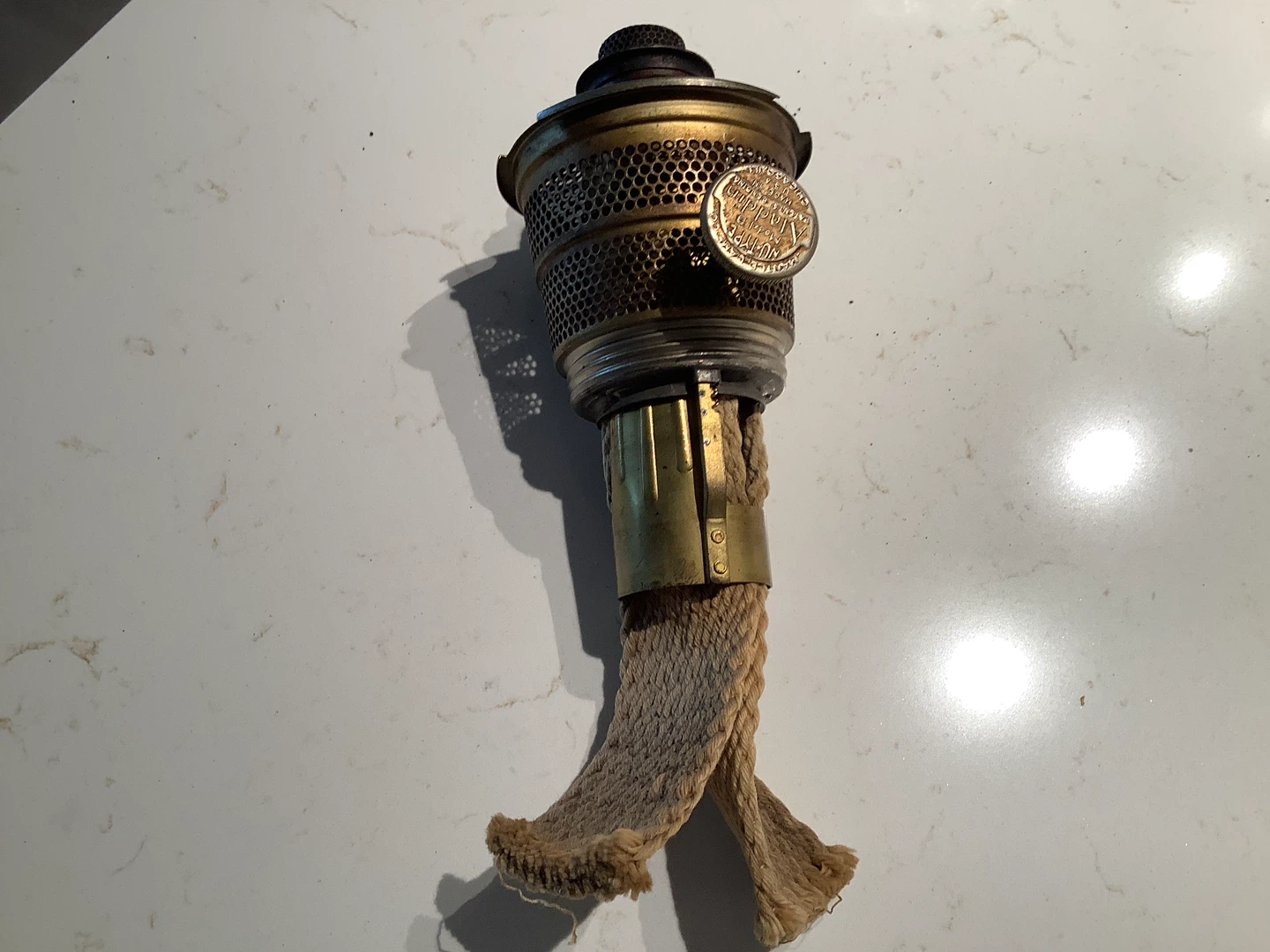 Vt Aladdin Model B Nu-Type Oil/Kerosene Brass Lamp Burner 🐞