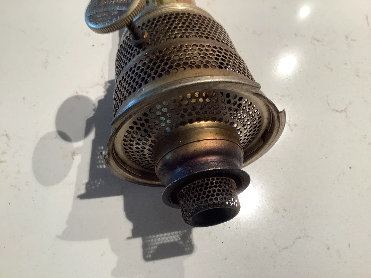 Vt Aladdin Model B Nu-Type Oil/Kerosene Brass Lamp Burner 🐞 - photo 3