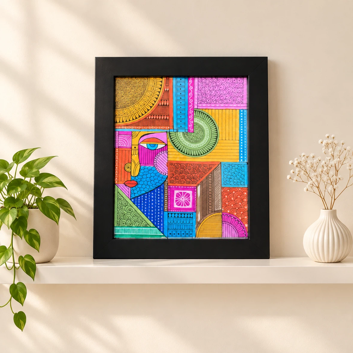 Handmade abstract pattern artwork - photo 2