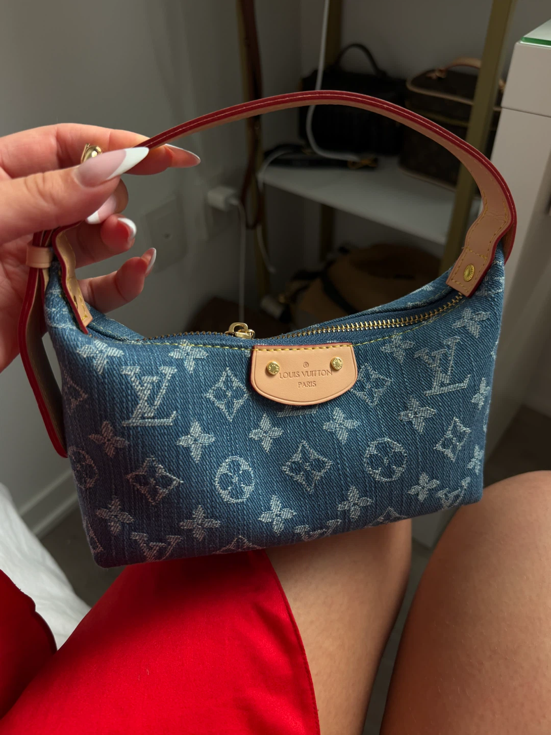 Louis Vuitton Denim Micro Pochette - photo 2