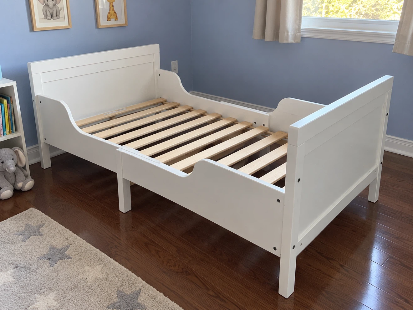 White IKEA Toddler Bed