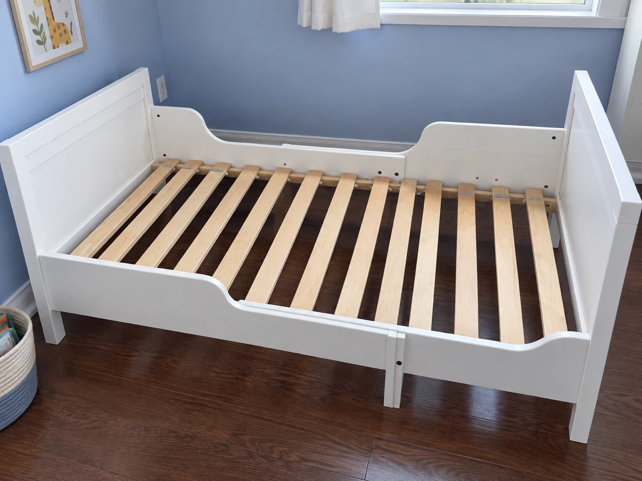 White IKEA Toddler Bed - photo 2