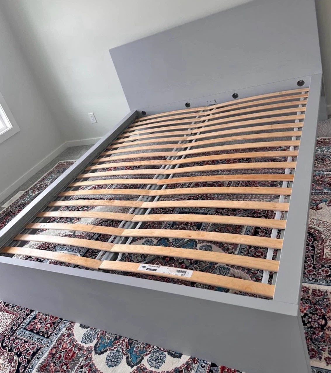 IKEA King bed frame grey colour