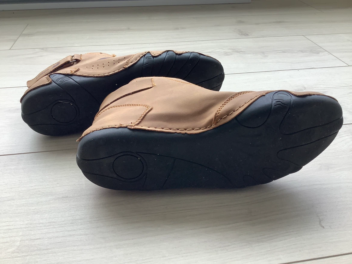 LDECK Tan Leather Ankle Boots - photo 4