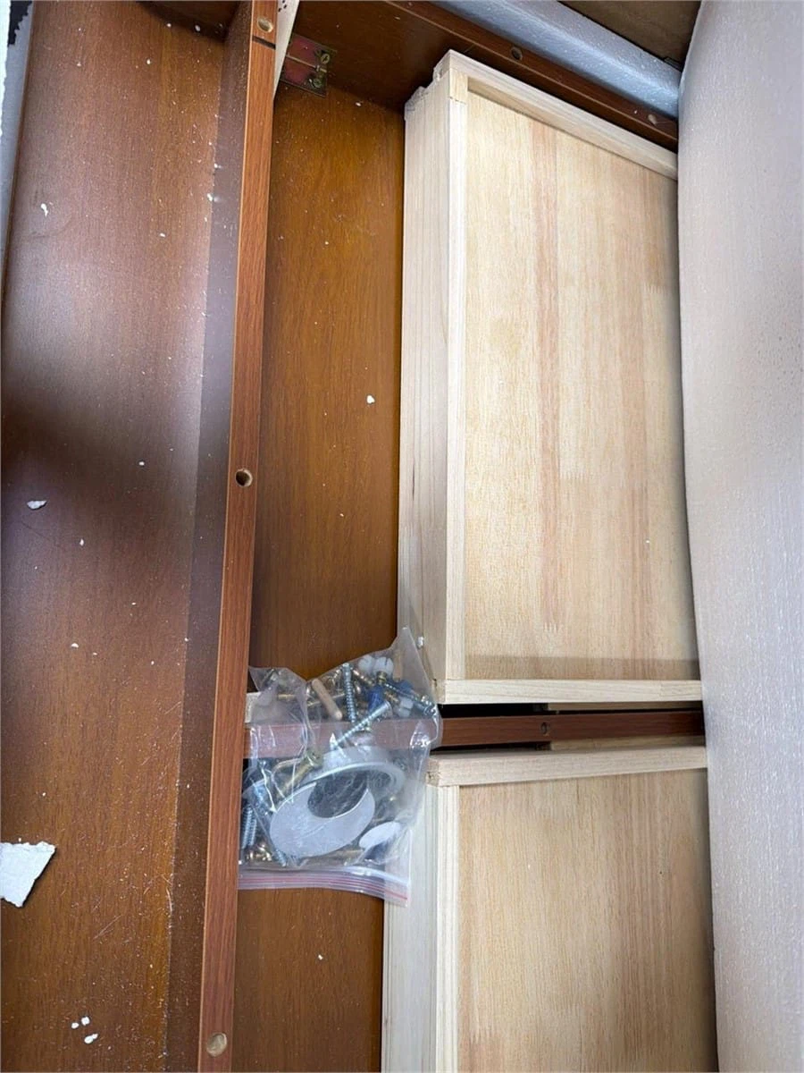 Brown Kids Study Desk with Storage, Bookshelf and Drawers - photo 5
