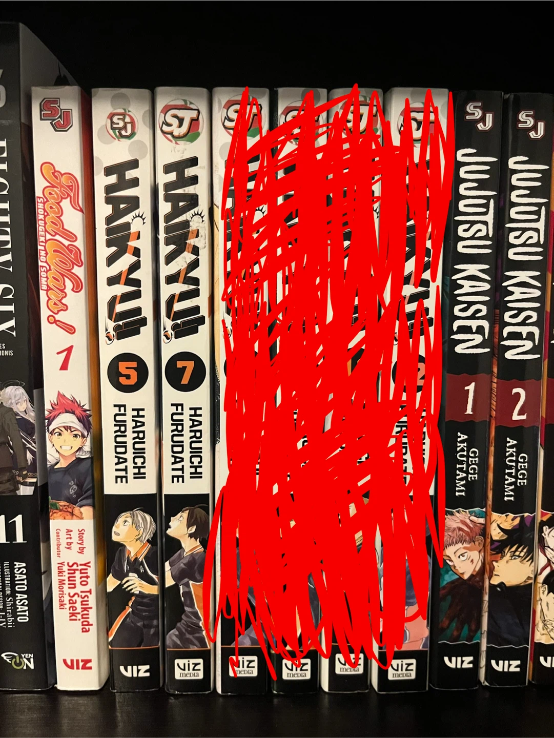 Haikyuu! Manga volume 5 and 7