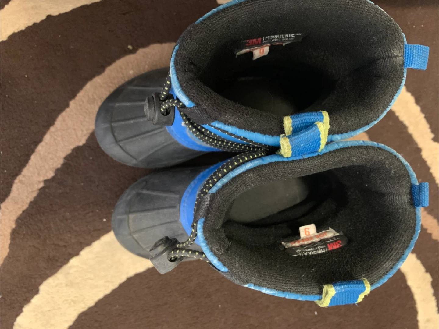 Blue Children's Winter Boots Size 9 - photo 2