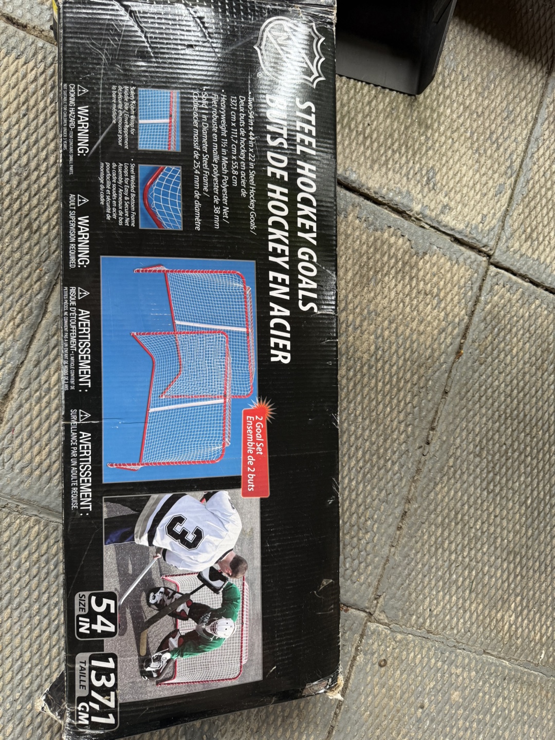 NHL Steel Hockey Goals - 2 Goal Set